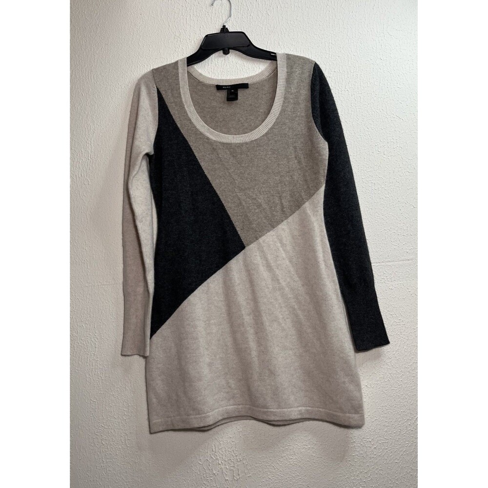 Marc Jacobs Sweater Dress 100% Cashmere Scoop Neck Sz M